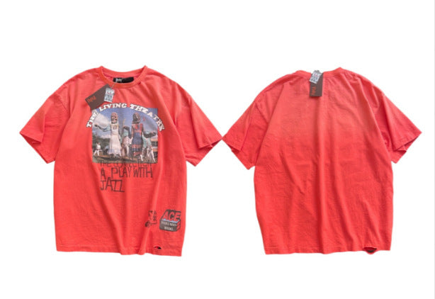 Trendy brand spring/summer new P.H casual T-shirt