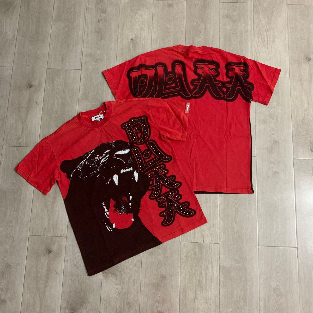 2026SS Tee European and American Trendy White Ink Direct T-shirt