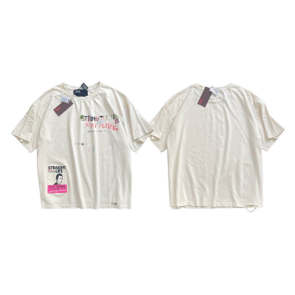 Trendy brand spring/summer new P.H casual T-shirt
