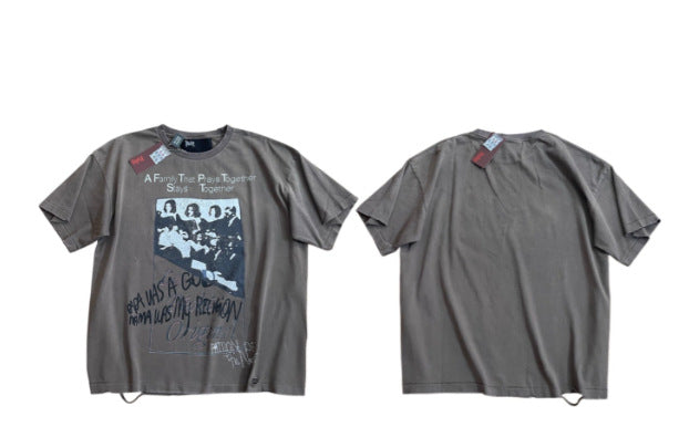 Trendy brand spring/summer new P.H casual T-shirt