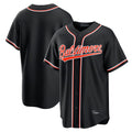 Keante B.Orioles Black Out Fashion Home Game Blank Player Stitched Jerseys