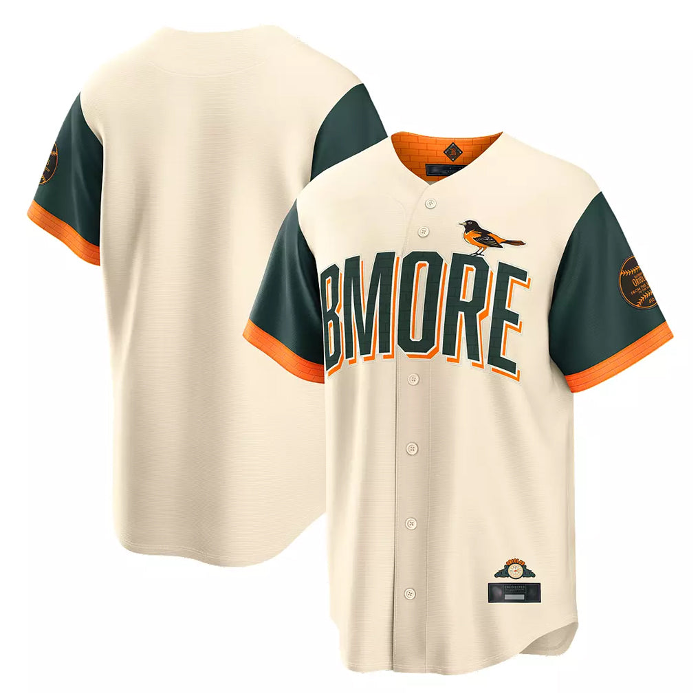 Keante B.Orioles Cream 2026 City Connect Home Blank Player Stitched Jerseys
