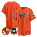 Keante B.Orioles Orange 30th Anniversary of 2131 Home Game Blank Player Stitched Jerseys