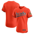 Keante B.Orioles Orange Limited Elite Home Game Blank Player Stitched Jerseys