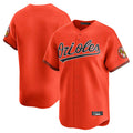 Keante B.Orioles Orange Limited Home Game Blank Player Stitched Jerseys