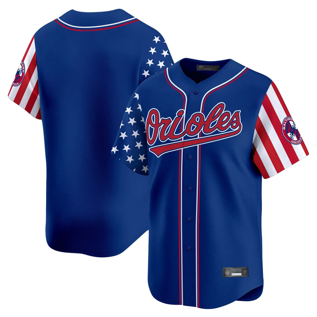 Keante B.Orioles Royal Independence Day Vapor Premier Limited Home Game Blank Player Stitched Jerseys