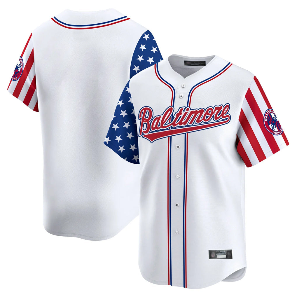 Keante B.Orioles White Independence Day Vapor Premier Limited Home Game Blank Player Stitched Jerseys