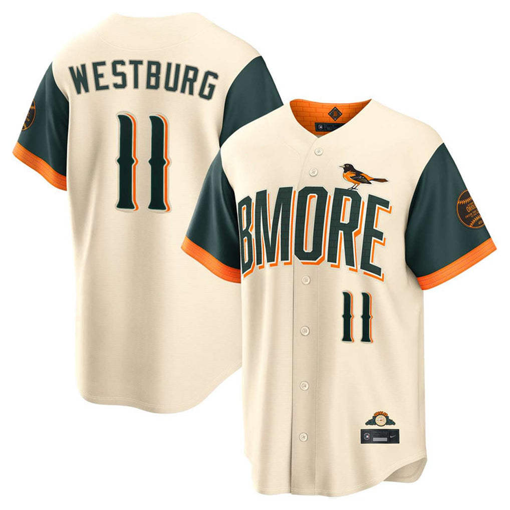 Keante B.Orioles #11 Jordan Westburg Player Cream 2026 City Connect Home Game Stitched Jerseys