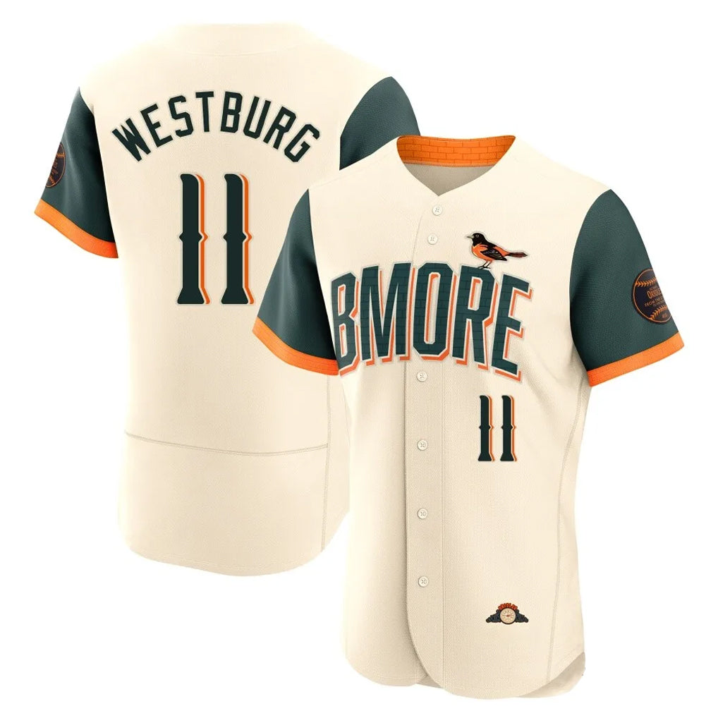 Keante B.Orioles #11 Jordan Westburg Player Cream 2026 City Connect Limited Elite Home Game Stitched Jerseys