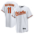Keante B.Orioles #11 Jordan Westburg Player White Home Game Stitched Jerseys