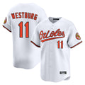 Keante B.Orioles #11 Jordan Westburg Player White Limited Home Game Stitched Jerseys