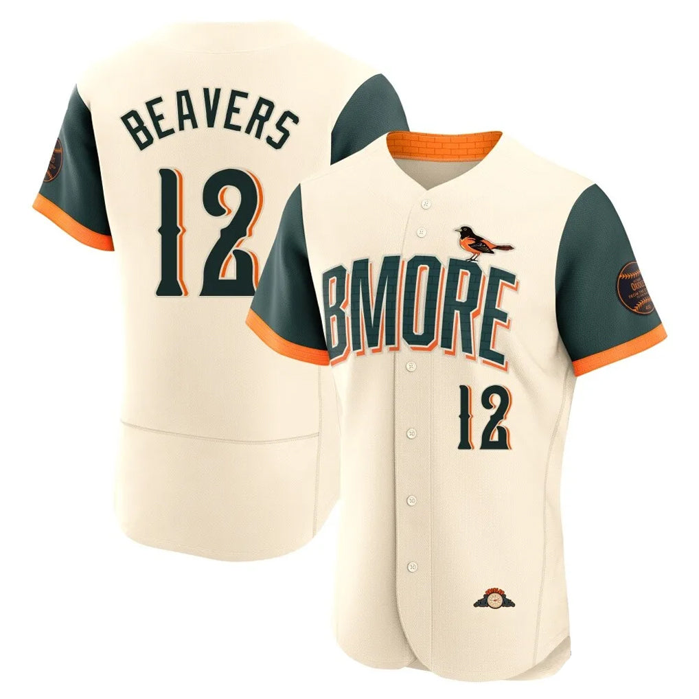 Keante B.Orioles #12 Dylan Beavers Player Cream 2026 City Connect Limited Elite Home Game Stitched Jerseys