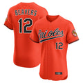 Keante B.Orioles #12 Dylan Beavers Player Orange Limited Elite Home Game Stitched Jerseys