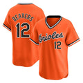 Keante B.Orioles #12 Dylan Beavers Player Orange T-shirt Limited Home Game Stitched Jerseys