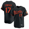 Keante B.Orioles #17 Colton Cowser Player Black Limited Home Game Stitched Jerseys