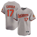 Keante B.Orioles #17 Colton Cowser Player Gray Limited Home Game Stitched Jerseys