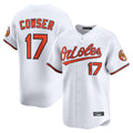 Keante B.Orioles #17 Colton Cowser Player White Limited Home Game Stitched Jerseys