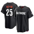 Keante B.Orioles #25 Pete Alonso Player Black City Connect Home Game Stitched Jerseys