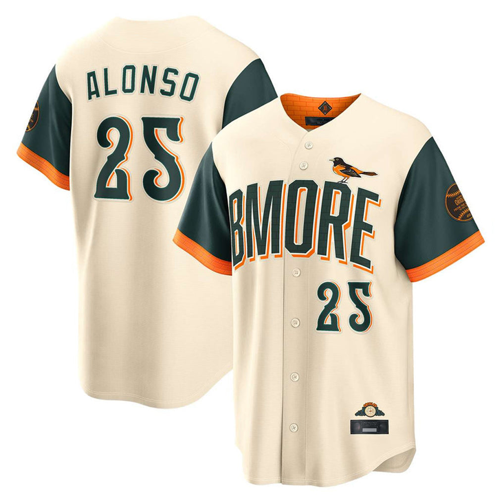 Keante B.Orioles #25 Pete Alonso Player Cream 2026 City Connect Home Game Stitched Jerseys