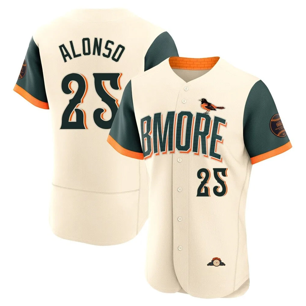 Keante B.Orioles #25 Pete Alonso Player Cream 2026 City Connect Limited Elite Home Game Stitched Jerseys
