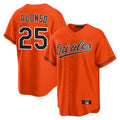 Keante B.Orioles #25 Pete Alonso Player Orange Home Game Stitched Jerseys
