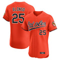 Keante B.Orioles #25 Pete Alonso Player Orange Limited Elite Home Game Stitched Jerseys