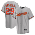 Keante B.Orioles #29 Samuel Basallo Player Gray Home Game Stitched Jerseys