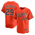 Keante B.Orioles #29 Samuel Basallo Player Orange Limited Home Game Stitched Jerseys