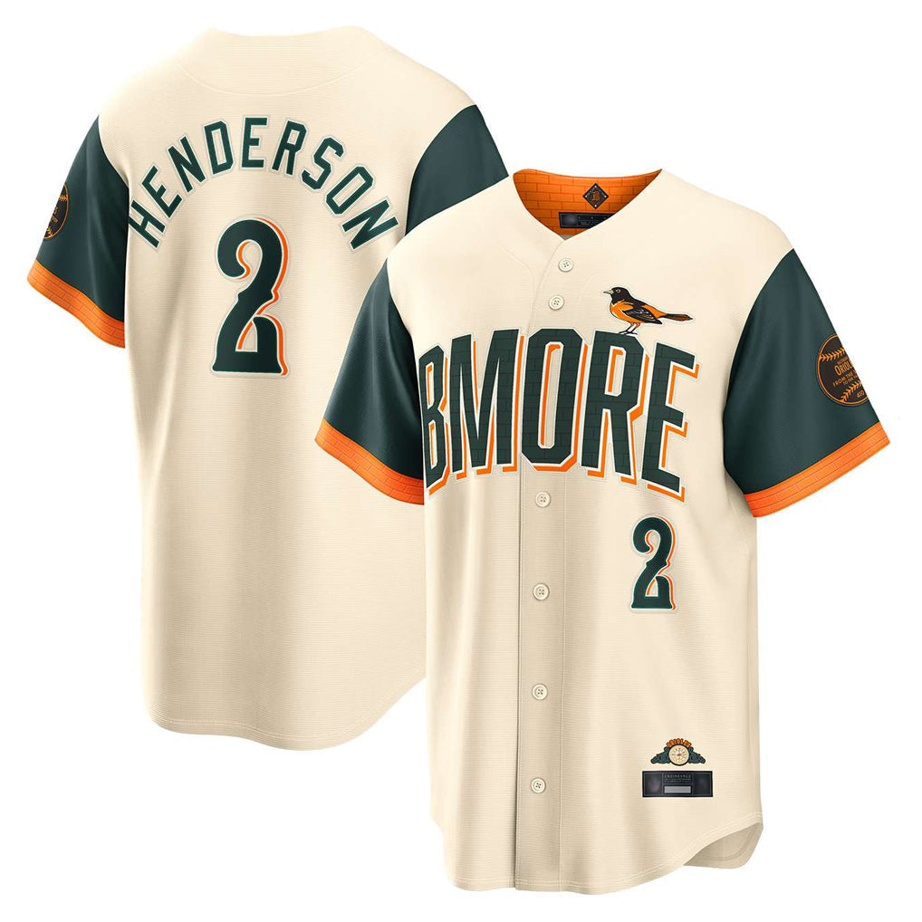 Keante B.Orioles #2 Gunnar Henderson Player Cream 2026 City Connect Home Game Stitched Jerseys