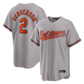 Keante B.Orioles #2 Gunnar Henderson Player Gray Home Game Stitched Jerseys