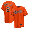 Keante B.Orioles #2 Gunnar Henderson Player Orange Home Game Stitched Jerseys