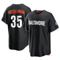 Keante B.Orioles #35 Adley Rutschman Black City Connect Home Game Stitched Jerseys