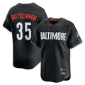 Keante B.Orioles #35 Adley Rutschman Black City Connect Limited Home Game Stitched Jerseys