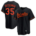 Keante B.Orioles #35 Adley Rutschman Black Home Game Stitched Jerseys