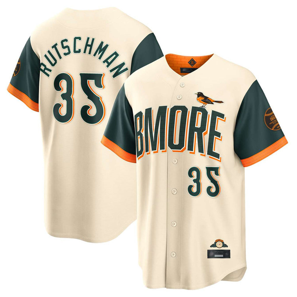Keante B.Orioles #35 Adley Rutschman Cream 2026 City Connect Home Game Stitched Jerseys