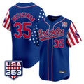 Keante B.Orioles #35 Adley Rutschman Royal USA 250 Independence Day Vapor Premier Limited Home Game Stitched Jerseys
