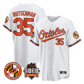 Keante B.Orioles #35 Adley Rutschman White 30th Anniversary of 2131 Home Game Stitched Jerseys