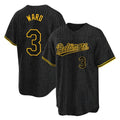Keante B.Orioles #3 Taylor Ward Player Black Snake Skin City Home Game Stitched Jerseys