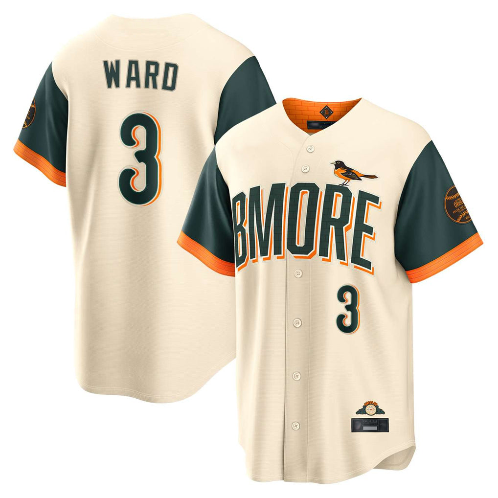 Keante B.Orioles #3 Taylor Ward Player Cream 2026 City Connect Home Game Stitched Jerseys
