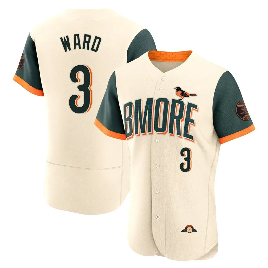 Keante B.Orioles #3 Taylor Ward Player Cream 2026 City Connect Limited Elite Home Game Stitched Jerseys