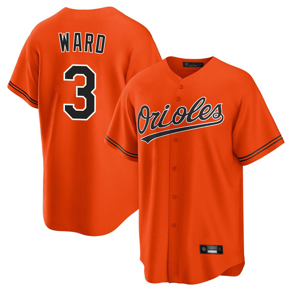 Keante B.Orioles #3 Taylor Ward Player Orange Home Game Stitched Jerseys