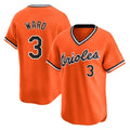 Keante B.Orioles #3 Taylor Ward Player Orange T-shirt Limited Home Game Stitched Jerseys