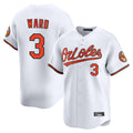 Keante B.Orioles #3 Taylor Ward Player White Limited Home Game Stitched Jerseys