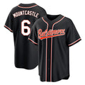 Keante B.Orioles #6 Ryan Mountcastle Player Black Out Home Game Stitched Jerseys