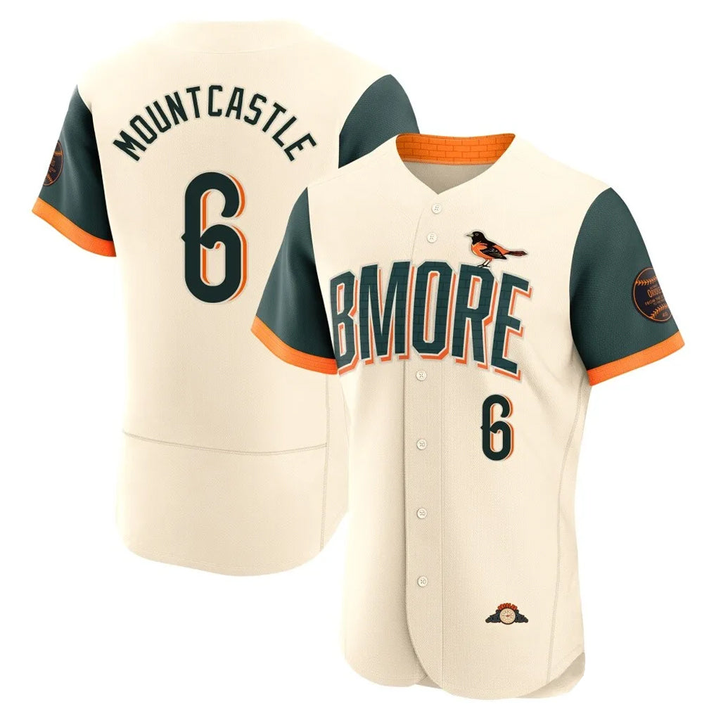 Keante B.Orioles #6 Ryan Mountcastle Player Cream 2026 City Connect Limited Elite Home Game Stitched Jerseys