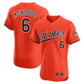 Keante B.Orioles #6 Ryan Mountcastle Player Orange Limited Elite Home Game Stitched Jerseys
