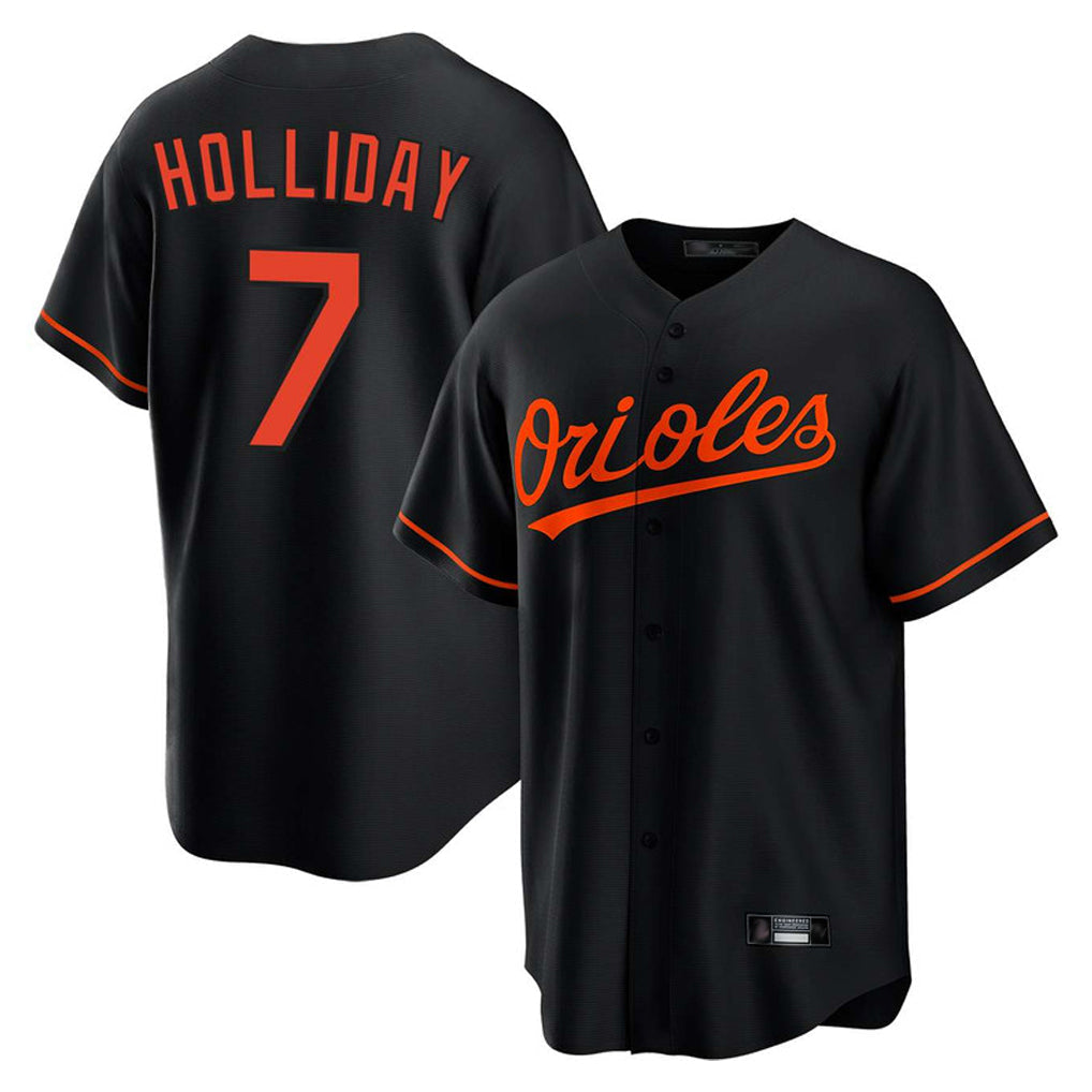 Keante B.Orioles #7 Jackson Holliday Player Black Home Game Stitched Jerseys