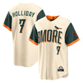 Keante B.Orioles #7 Jackson Holliday Player Cream 2026 City Connect Home Game Stitched Jerseys