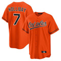 Keante B.Orioles #7 Jackson Holliday Player Orange Home Game Stitched Jerseys