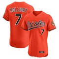 Keante B.Orioles #7 Jackson Holliday Player Orange Limited Elite Home Game Stitched Jerseys